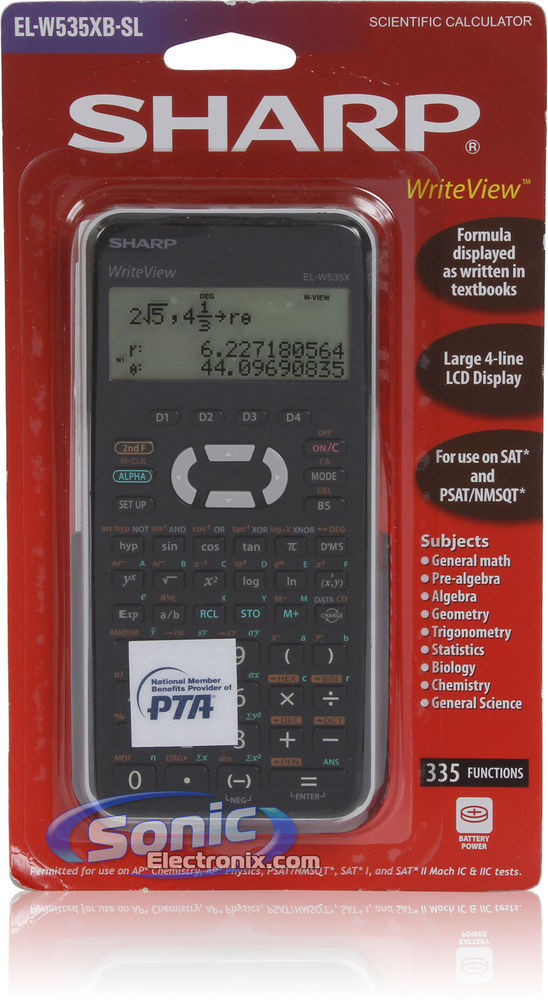 Sharp EL-E535XBSL Engineering/Scientific Calculator Image 5