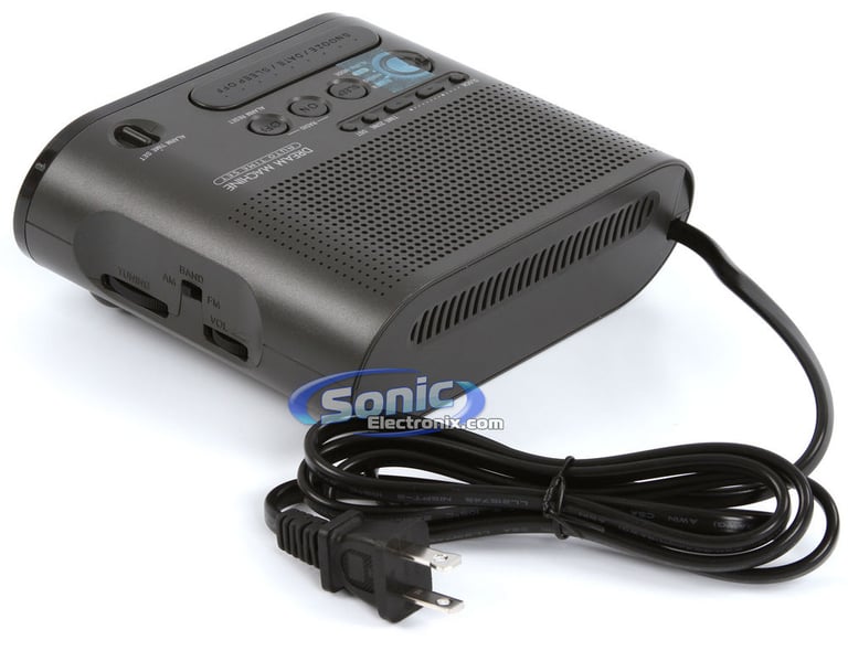 Sony ICF-C218BLACK (ICFC218) AM/FM Radio Alarm Clock - Black Image 6