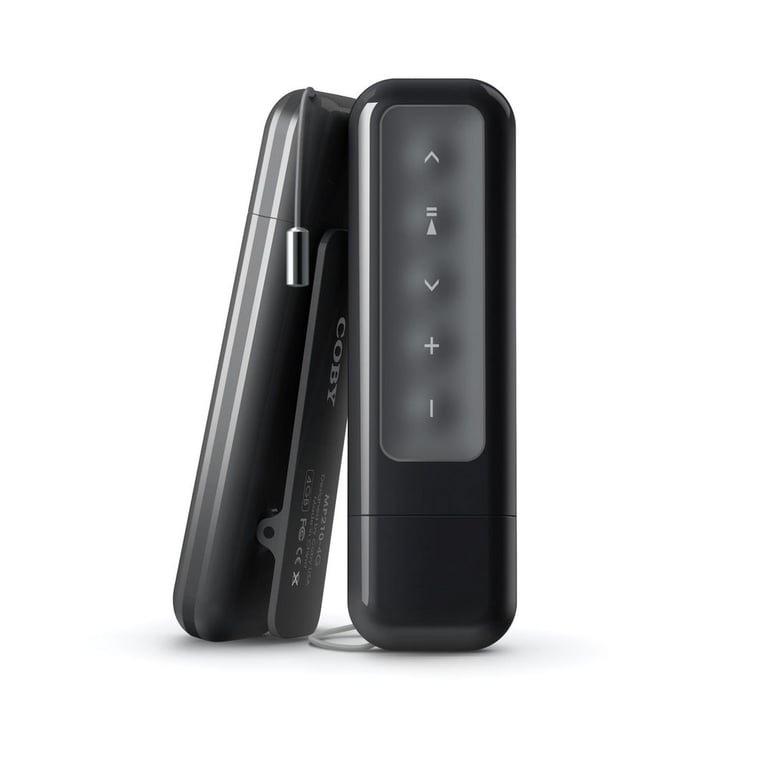Coby MP210-4GBLK 4GB Portable USB Stick Micro MP3 Digital Media Player - Black Image 1