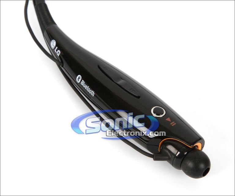 LG Tone HBS-700 (HBS700) Wireless Bluetooth Headset Stereo Headphones - Black Open Box Image 10