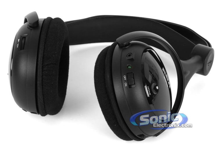 RCA WHP141B Wireless Headphones (Open Box, Complete) Image 15