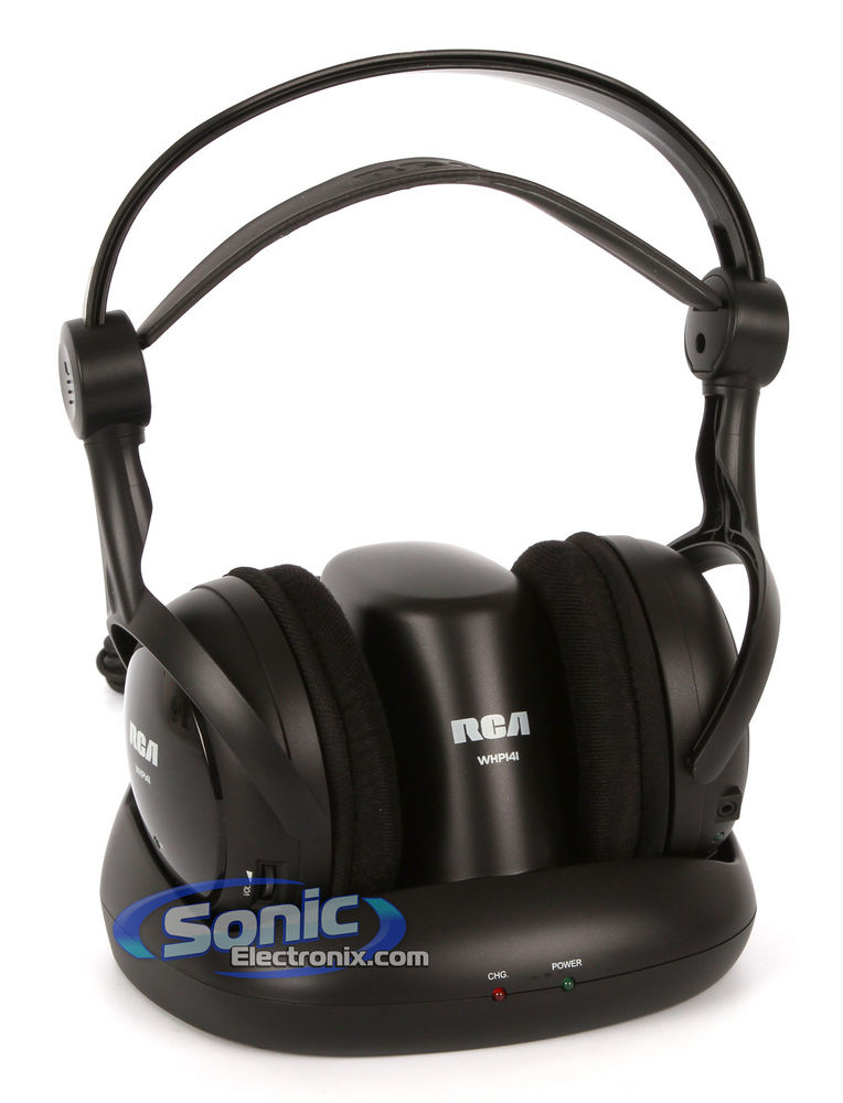 RCA WHP141B Wireless Headphones (Open Box, Complete) Image 12