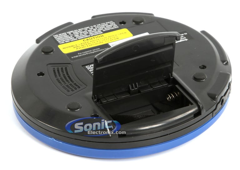 Craig CD2808 Personal Compact Disc Portable CD Player (Blue) Image 6