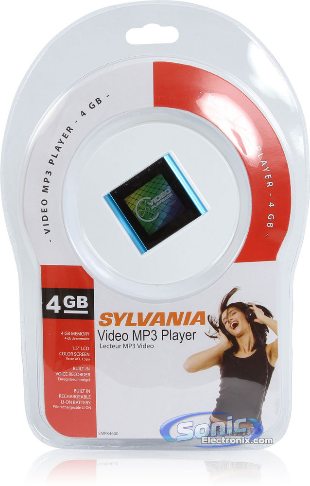 Sylvania SMPK4600BL 4GB Portable MP3 Video Media Player (Blue) Image 6
