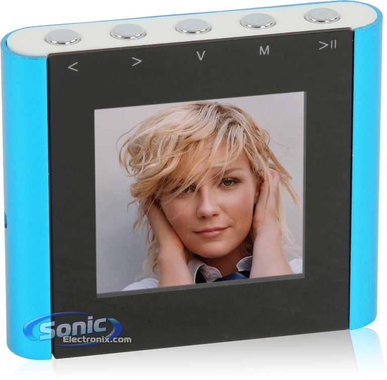 Sylvania SMPK4600BL 4GB Portable MP3 Video Media Player (Blue) Image 1