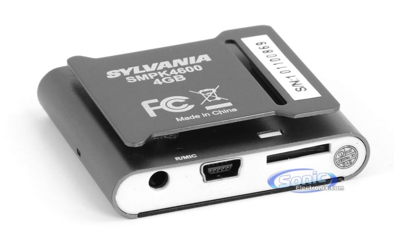 Sylvania SMPK4600 4GB Portable MP3 Video Media Player (Graphite Gray) Image 3