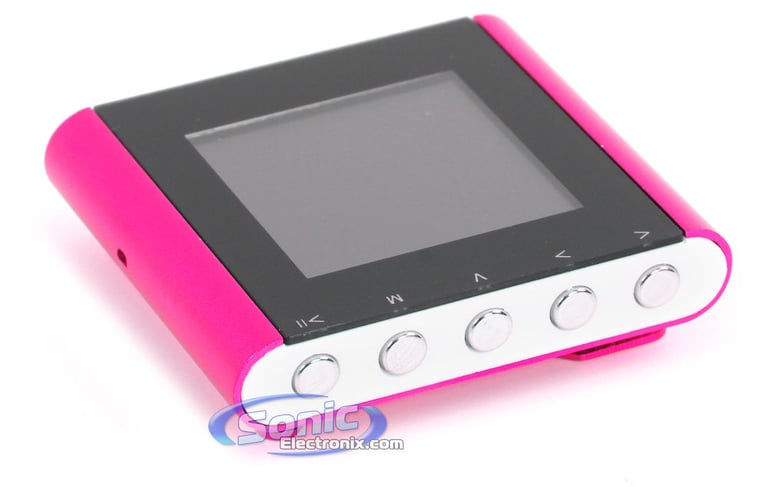 Sylvania SMPK4600 4GB Portable MP3 Video Media Player (Pink) Image 2