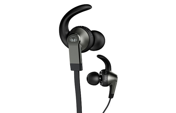 Monster iSport Victory Active Sports Earbuds In-Ear Headphones (Black) Image 1
