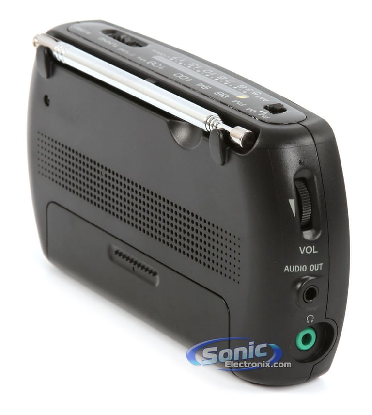 Sony SRF-18 (SRF18) Portable AM/FM Radio Speaker System - Black Image 3