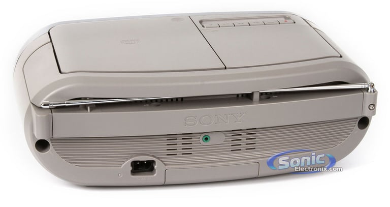 Sony CFD-S05 (CFDS05) Portable AM/FM Radio CD/Cassette Player Boombox Speakers Image 4