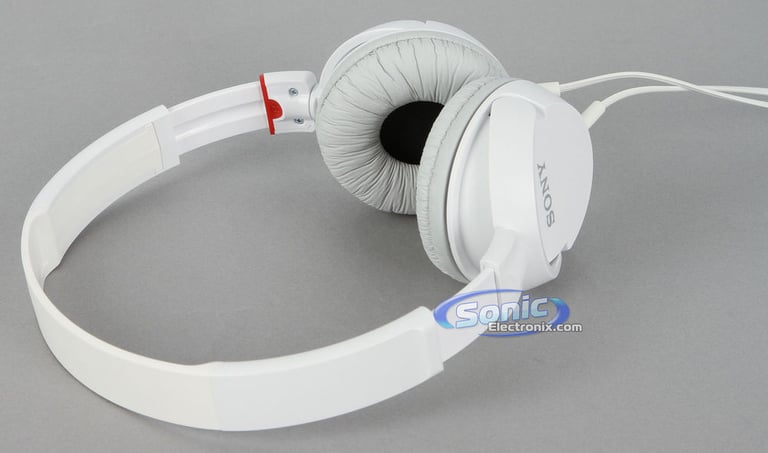 Sony MDR-ZX100/WHI (MDRZX100-Whi) White Stereo Headphones Open Box Image 4