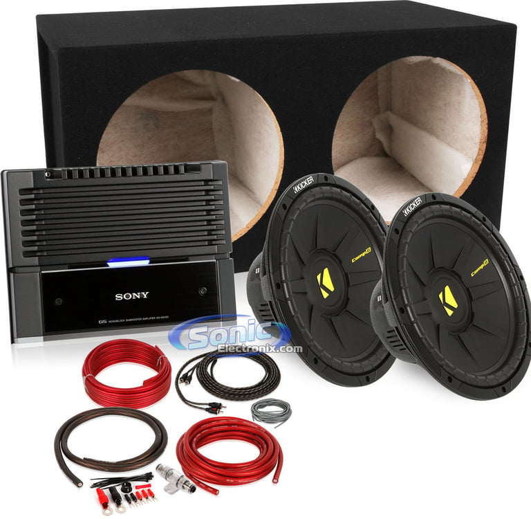 600W Sony + Kicker Bass Bundle Image 1