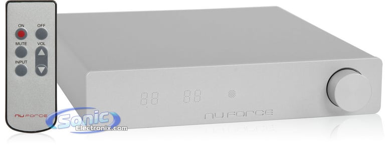 NuForce DDA-100 (DDA100) Audiophile Grade Integrated Amplifier & DAC - Silver Image 1
