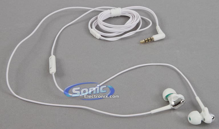 Sony XBA-C10iP/WHI (XBAC10iP) In-Ear Headphones iPod/iPhone Headset - White Image 3