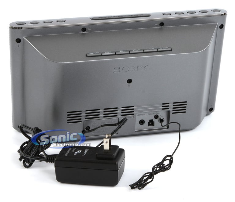 Sony ICF-CS15IP (ICFCS15IP/SC) iPhone/iPod Alarm Clock Speaker Dock - Silver Open Box Image 11