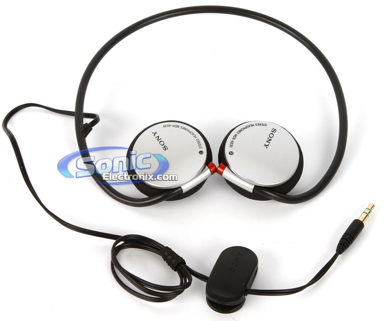 Sony MDR-AS30G (MDRAS30G) Active Style Headphones - Silver Open Box Image 8