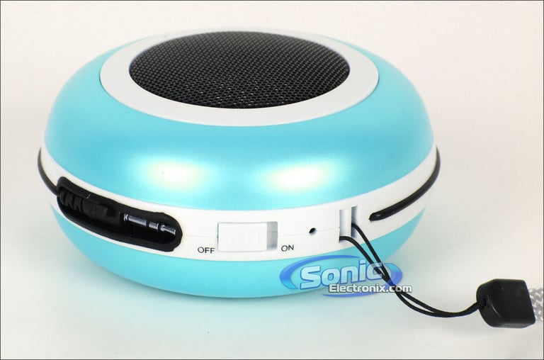 Coby CSMP25BLU Mini Portable Speaker - Blue Image 2