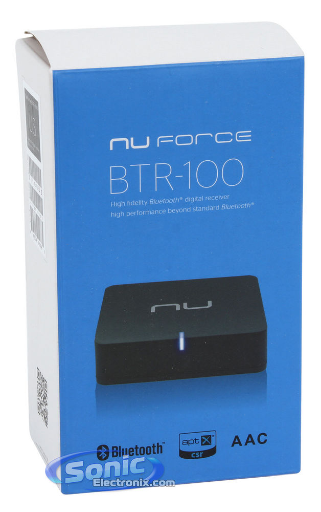 NuForce BTR-100 (BTR100) Wireless Bluetooth Receiver - Black Image 6