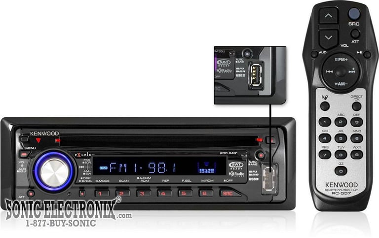 Kenwood eXcelon KDC-X491 Image 1
