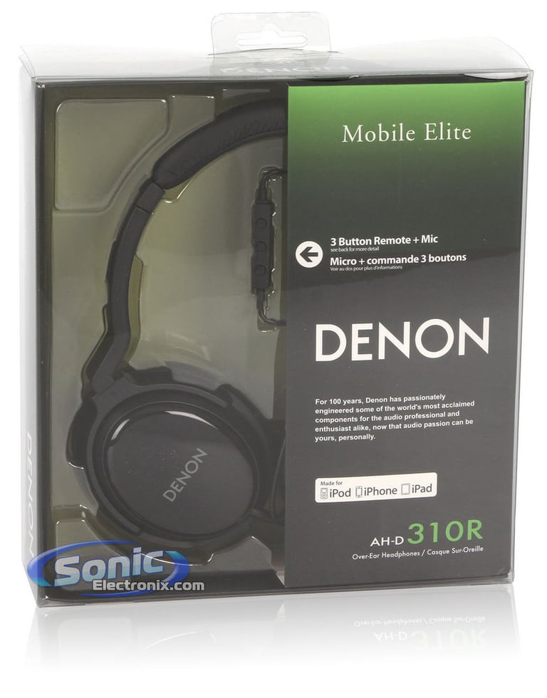 Denon AH-D310R (AHD310R) Mobile Elite Over-Ear Headphones Image 9