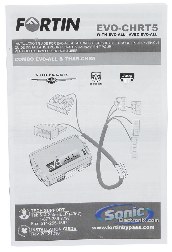 Remote Start System For 2005-up Chrysler, Dodge, and Jeep ( Fortin EVO-CHRT5) Image 6