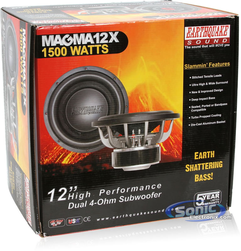 Earthquake Sound MAGMA12X Open Box Complete Image 6