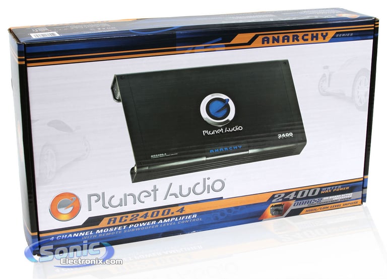 Planet Audio AC2400.4(open box complete) Image 9