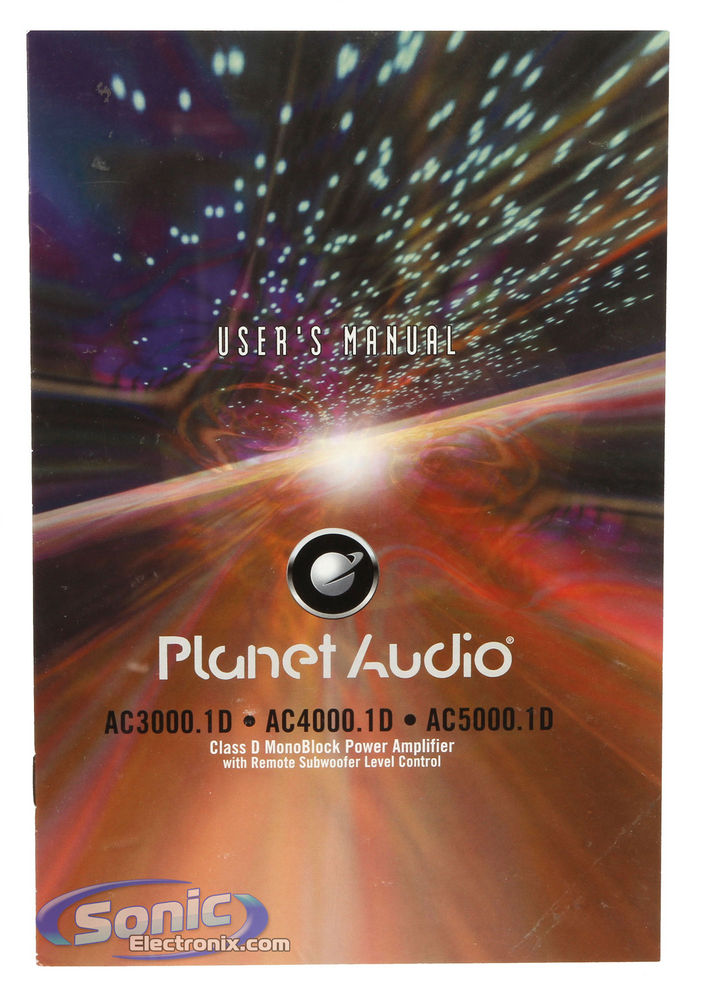 Planet Audio AC4000.1D Image 7