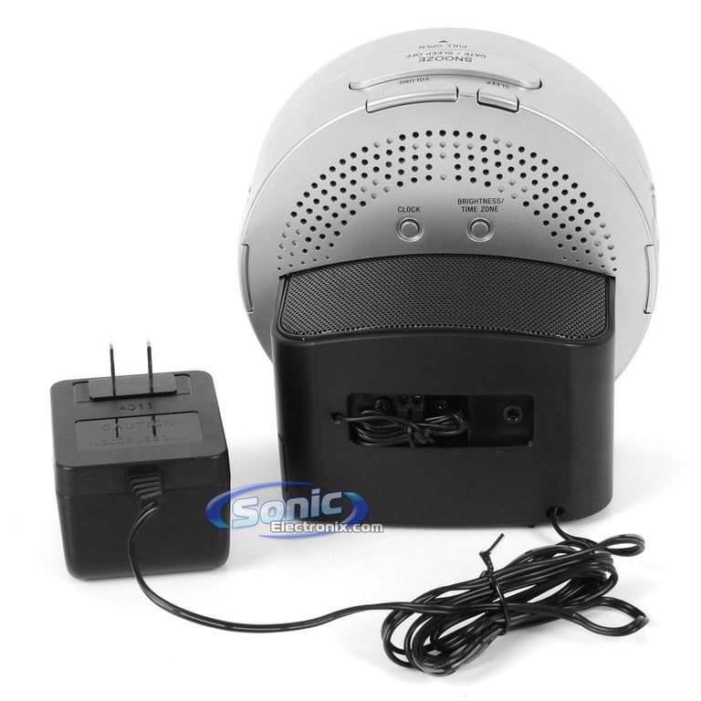 Sony ICF-CD3IPSIL (ICFCD3IP-SIL) iPod Dock Clock Image 6