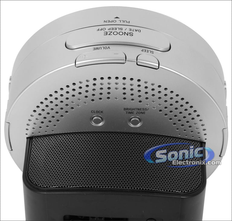 Sony ICF-CD3IPSIL (ICFCD3IP-SIL) iPod Dock Clock Image 8
