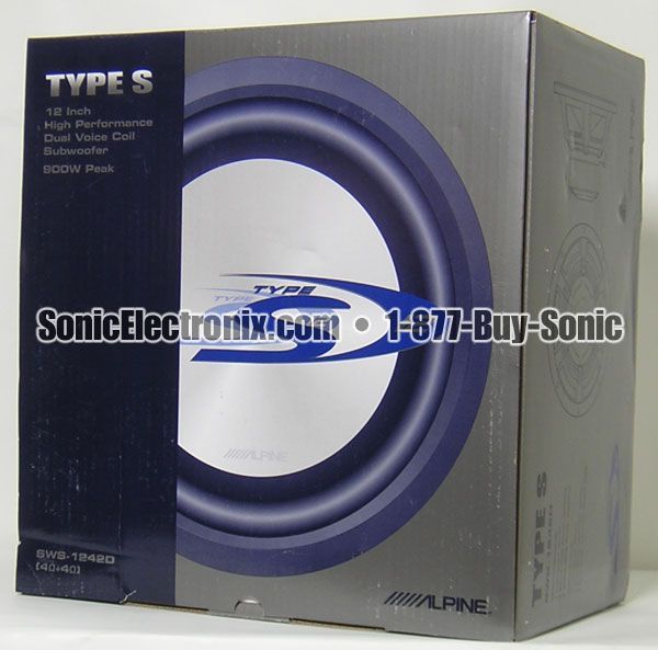 Alpine SWS-1222D (TYPE S) OPEN BOX Image 3