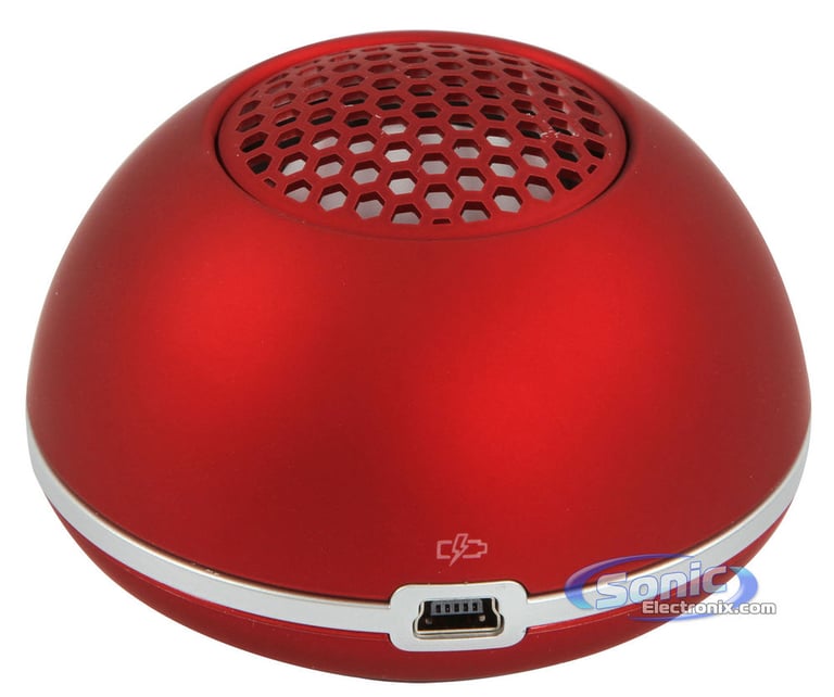 Tweakers Grandmax Dome Wireless Bluetooth Portable Speaker - Red Image 2