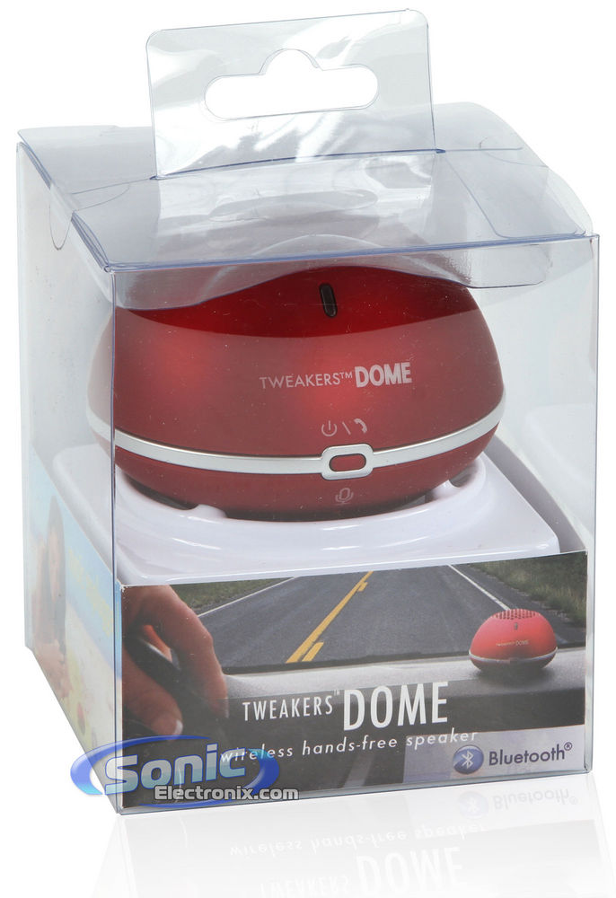 Tweakers Grandmax Dome Wireless Bluetooth Portable Speaker - Red Image 4