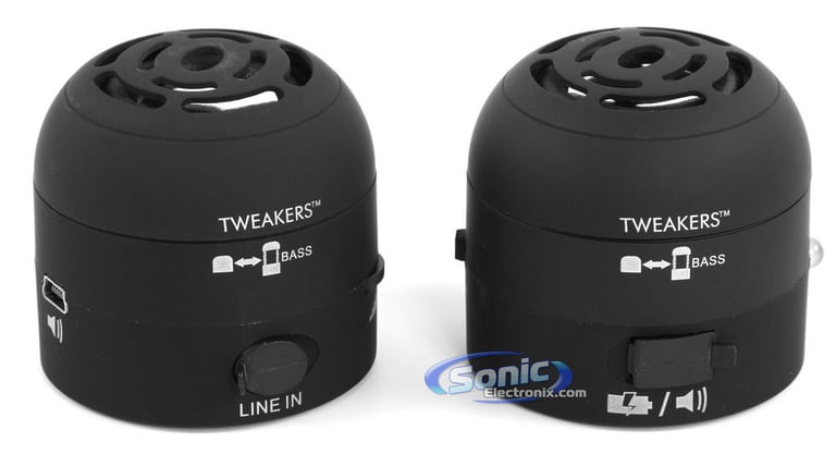 Tweakers Grandmax (SPKR-R1-BK-L02) Mini Portable Boom Speakers - Black Image 5