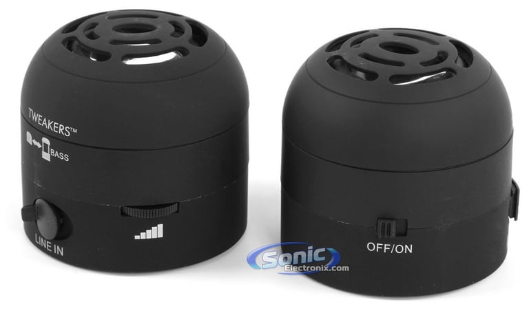 Tweakers Grandmax (SPKR-R1-BK-L02) Mini Portable Boom Speakers - Black Image 6