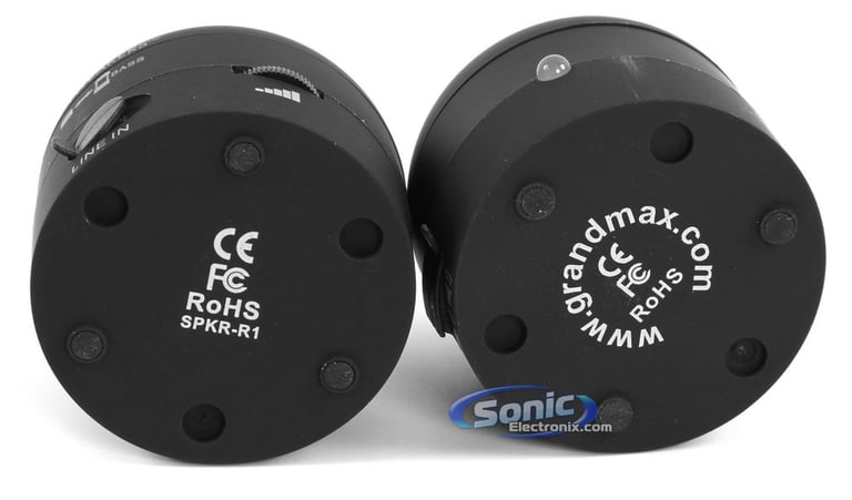 Tweakers Grandmax (SPKR-R1-BK-L02) Mini Portable Boom Speakers - Black Image 7