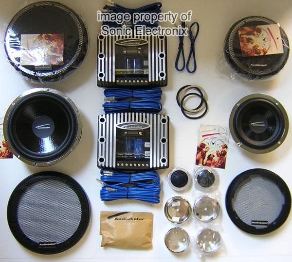 Audiobahn ABC6003Q 6-1/2" and 4" Component System Combo Image 1