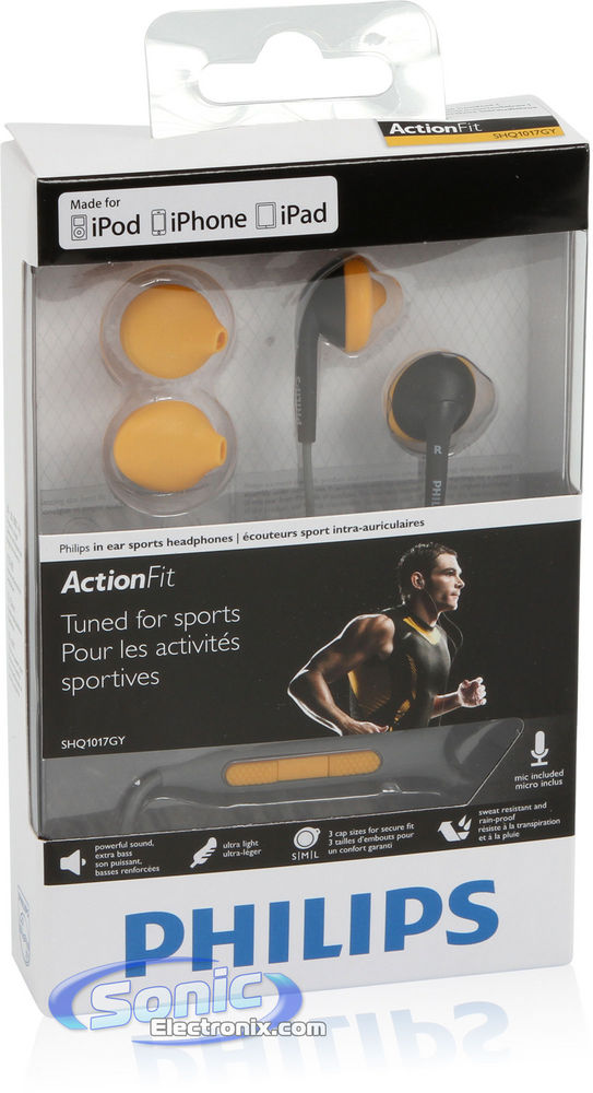Philips ActionFit SHQ1017 - Gray/Yellow Image 7
