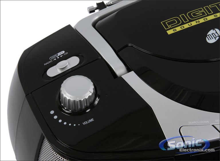 Coby MPCD450 (MP-CD450) Portable AM/FM Radio CD/Cassette Player Boombox Image 6