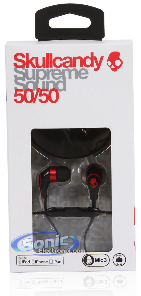 Skullcandy 50/50 S2FFFM-258 (Black/Red) Image 8