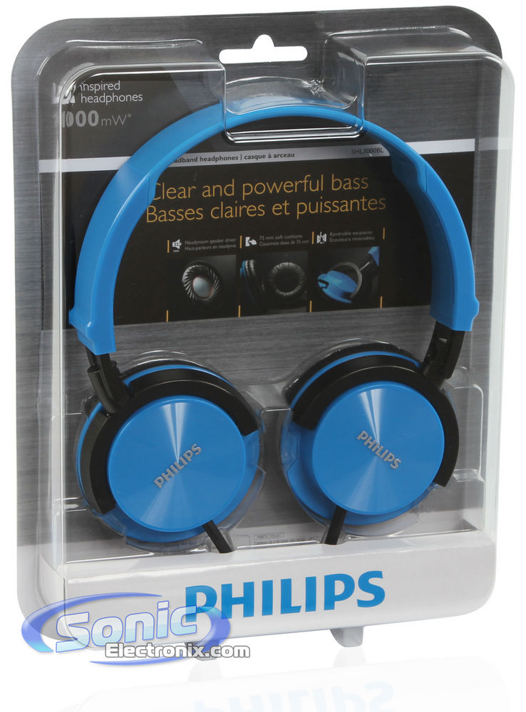 Philips SHL3000BL - Blue Image 7