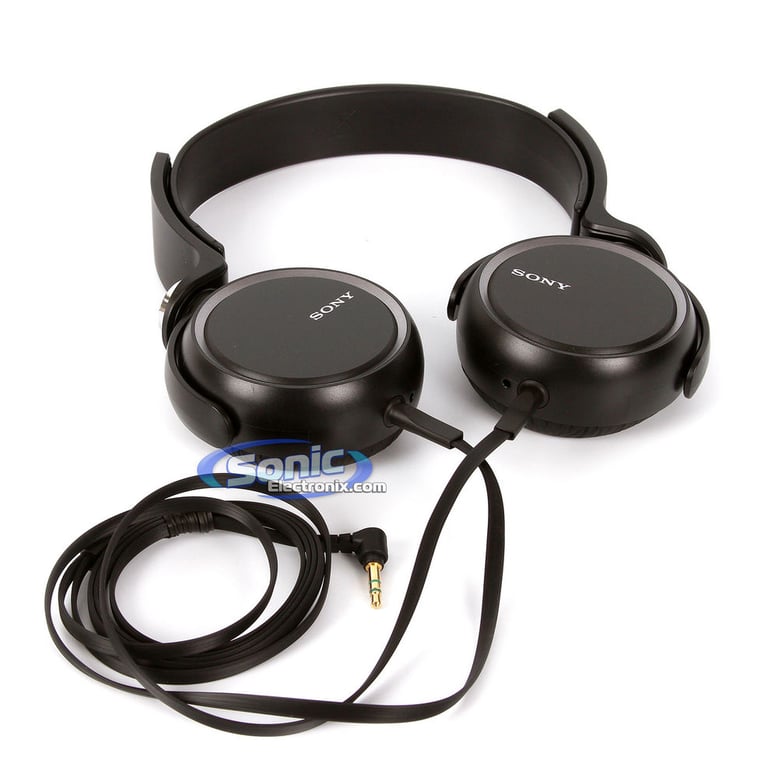 Sony MDR-XB400/BLK (MDRXB400/BLK) XB Extra Bass Headphones - Black Open Box Image 11
