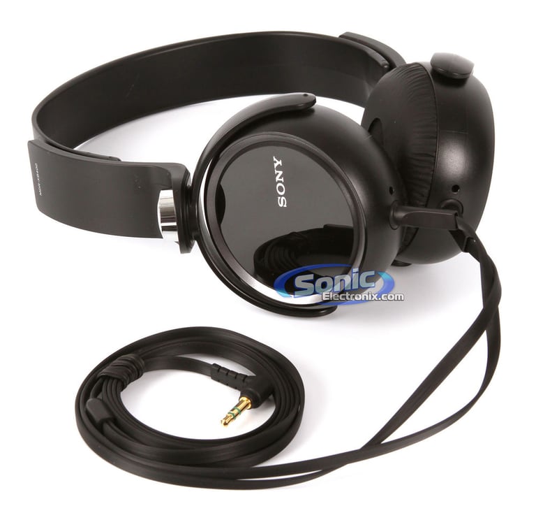 Sony MDR-XB400/BLK (MDRXB400/BLK) XB Extra Bass Headphones - Black Open Box Image 12