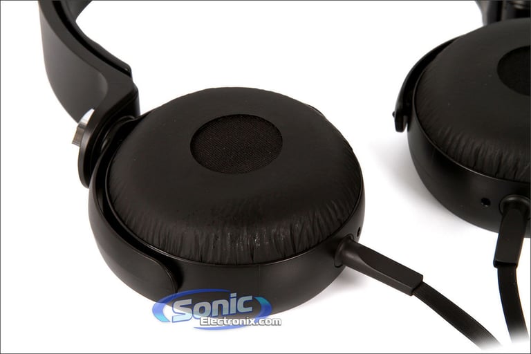 Sony MDR-XB400/BLK (MDRXB400/BLK) XB Extra Bass Headphones - Black Open Box Image 15