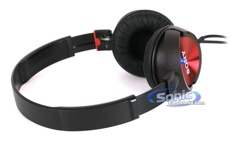 Sony MDR-ZX300/RED (MDRZX300/RED) Stereo On-Ear Headphones - Red/Black-OPEN BOX Image 13