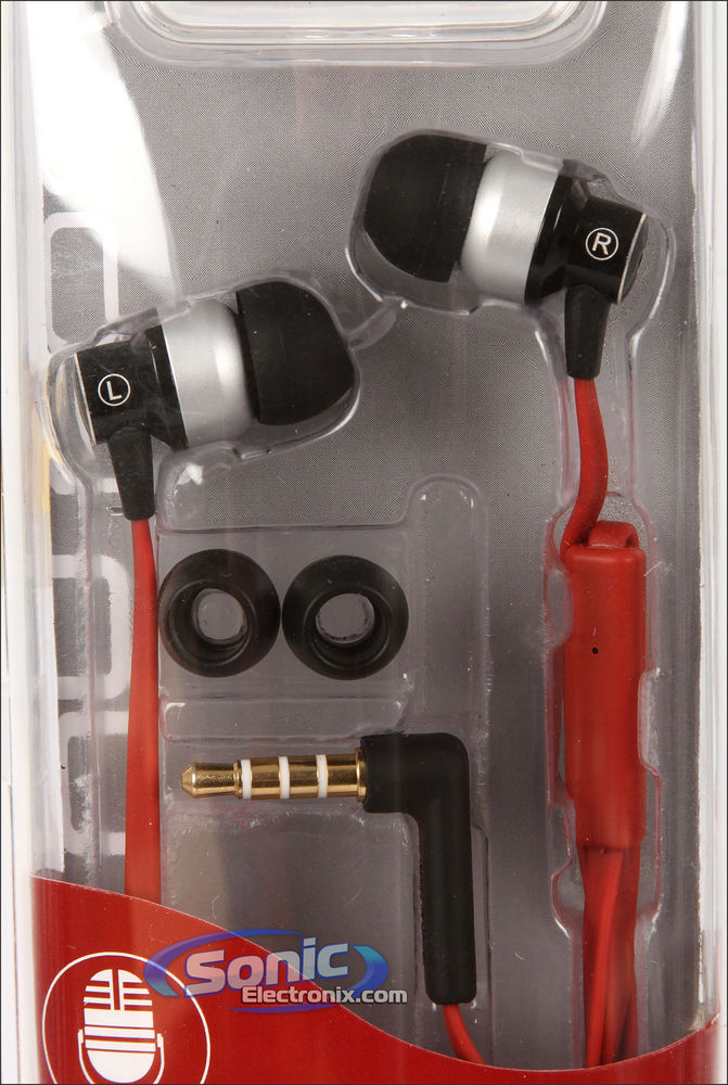 NuForce NE-600M Red (NE600M-RED) In-Ear Headphones Headset Open Box Image 9