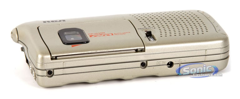 RCA RP3538 (RP3538R) Portable Micro Cassette Recorder Open Box Image 7