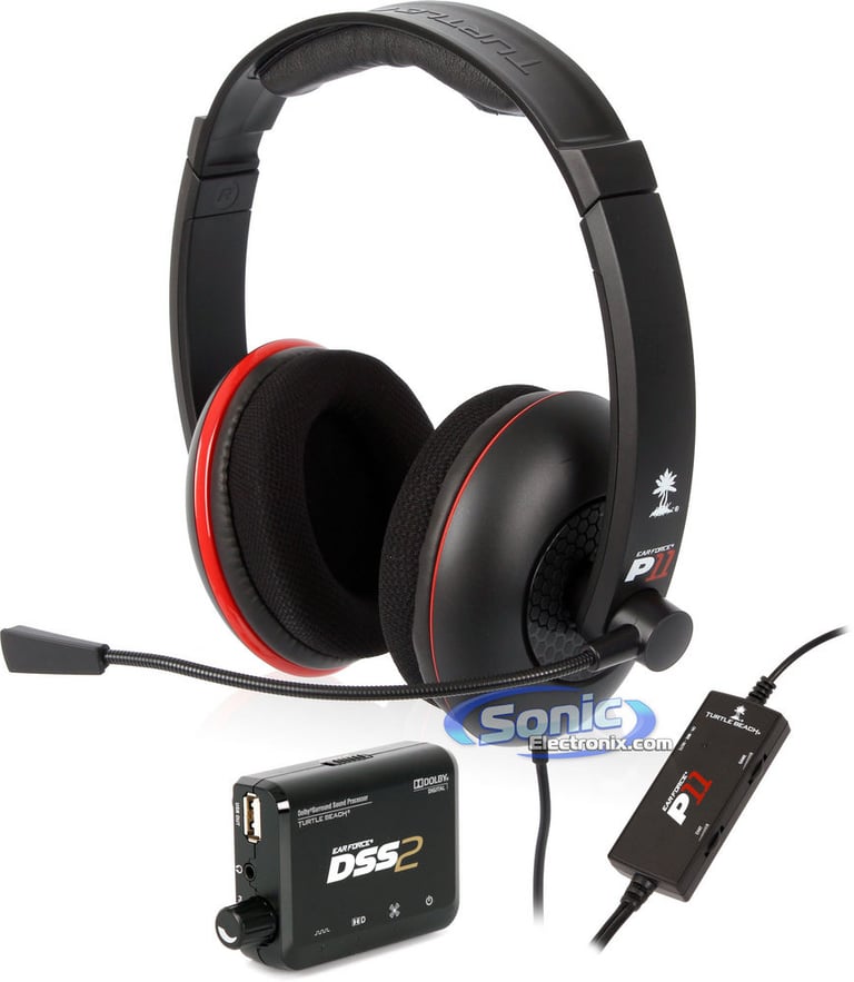 Turtle Beach Ear Force DP11 PS3/PC Gaming Headphones Open Box Image 16