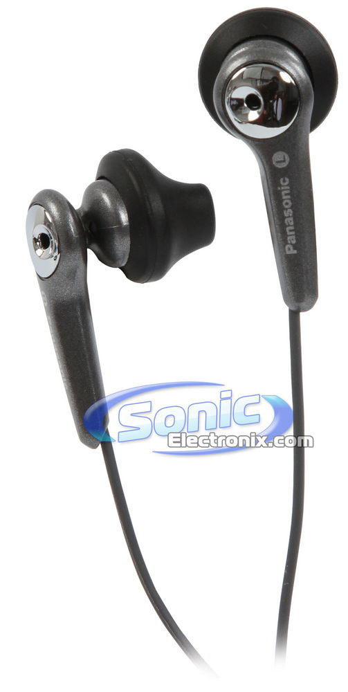 Panasonic RP-HV200-S (RPHV200S) Earbuds In-Ear Headphones - Silver Image 1