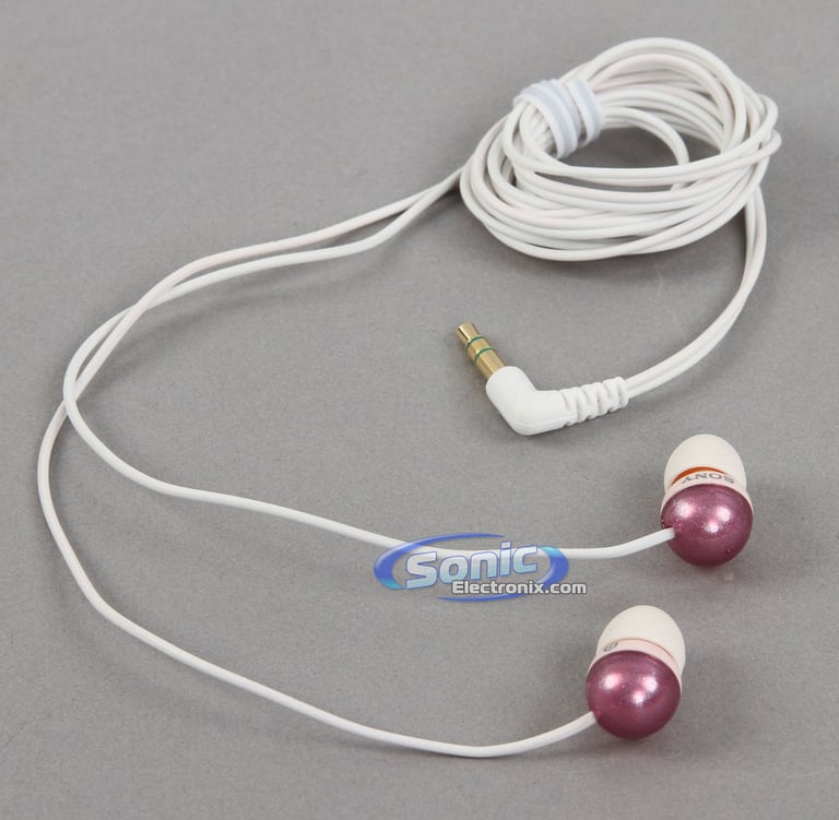 Sony MDR-EX34SC/PNK (MDREX34SC) In-Ear Headphones - Pink Image 4